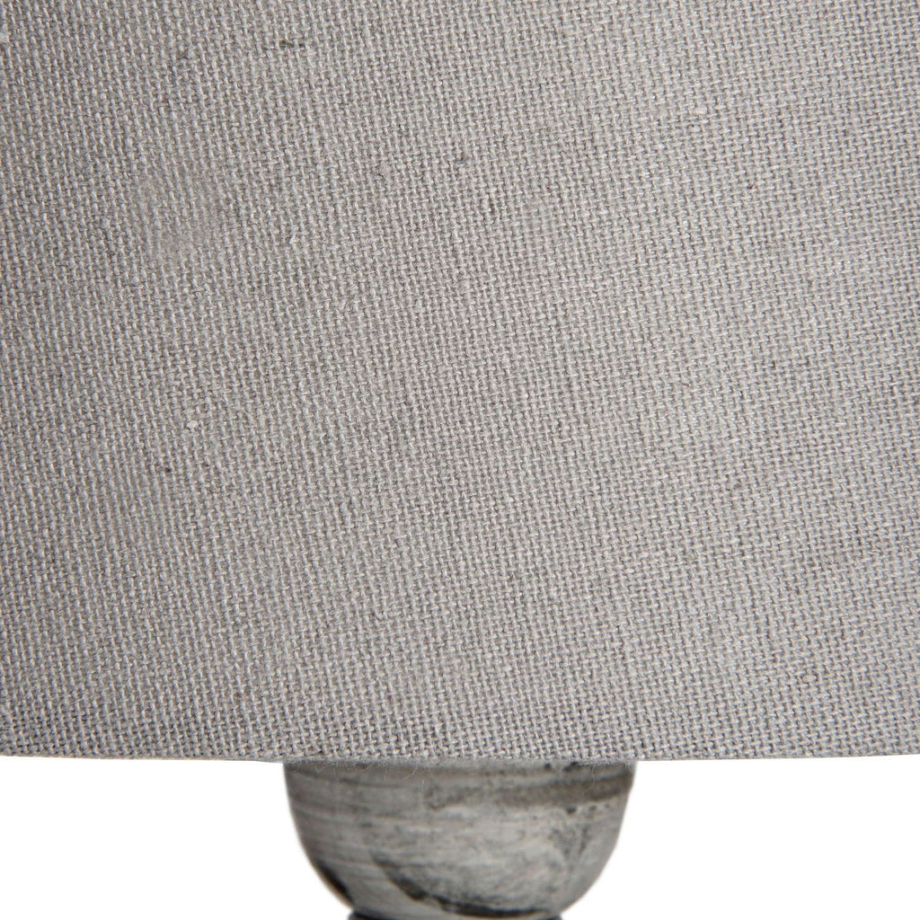 Close-up of a textured gray fabric surface