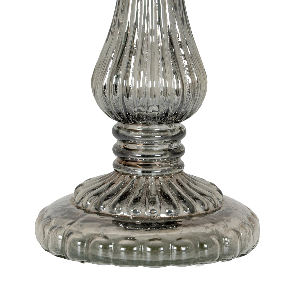 Smoked Midnight Small Candle Pillar