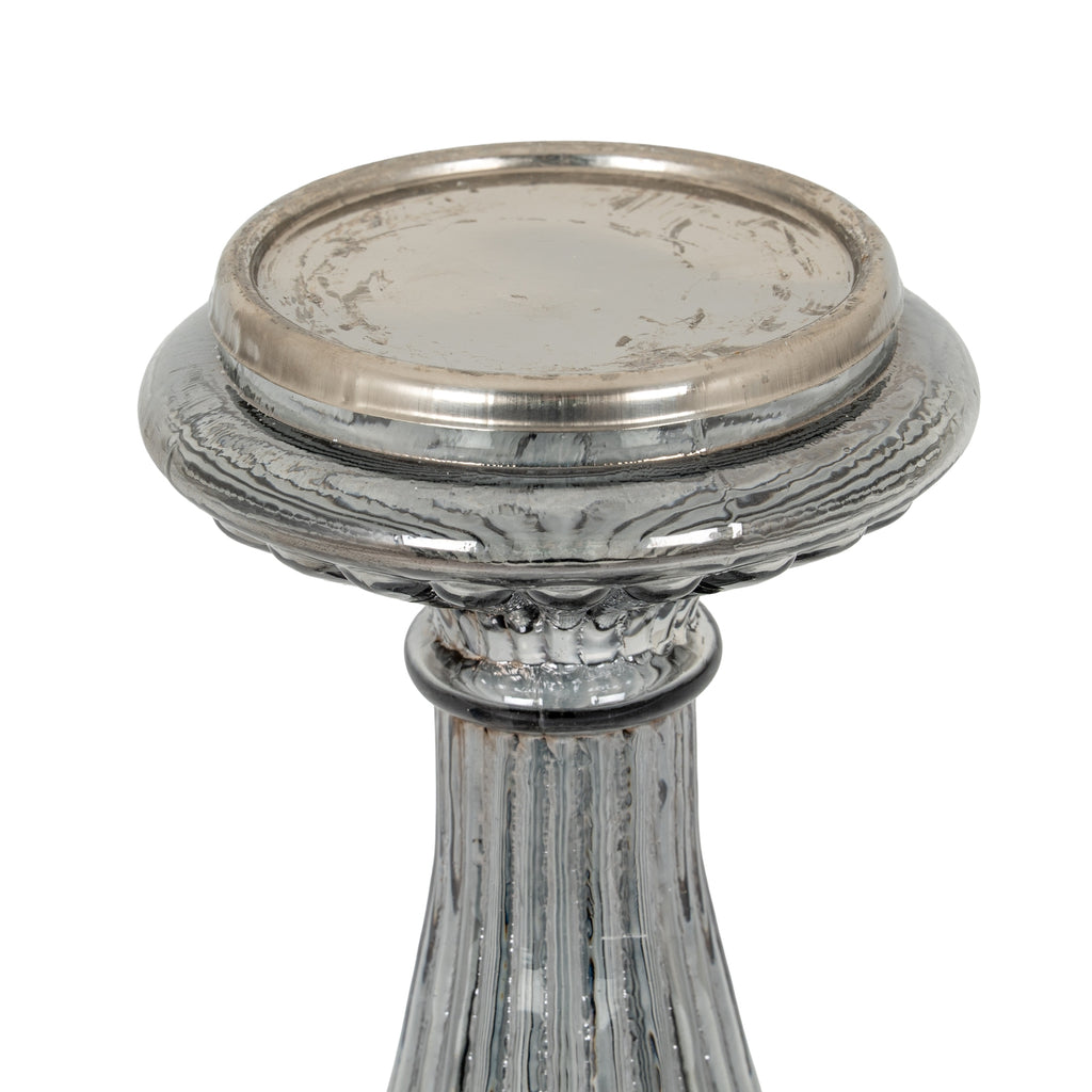 Smoked Midnight Medium Candle Pillar