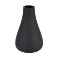 Black vase on a white background
