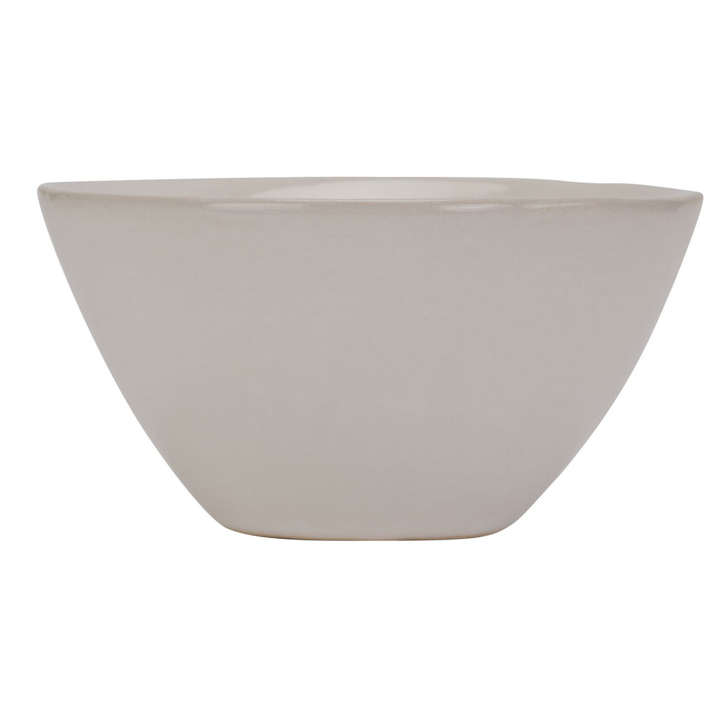 White ceramic bowl on a white background