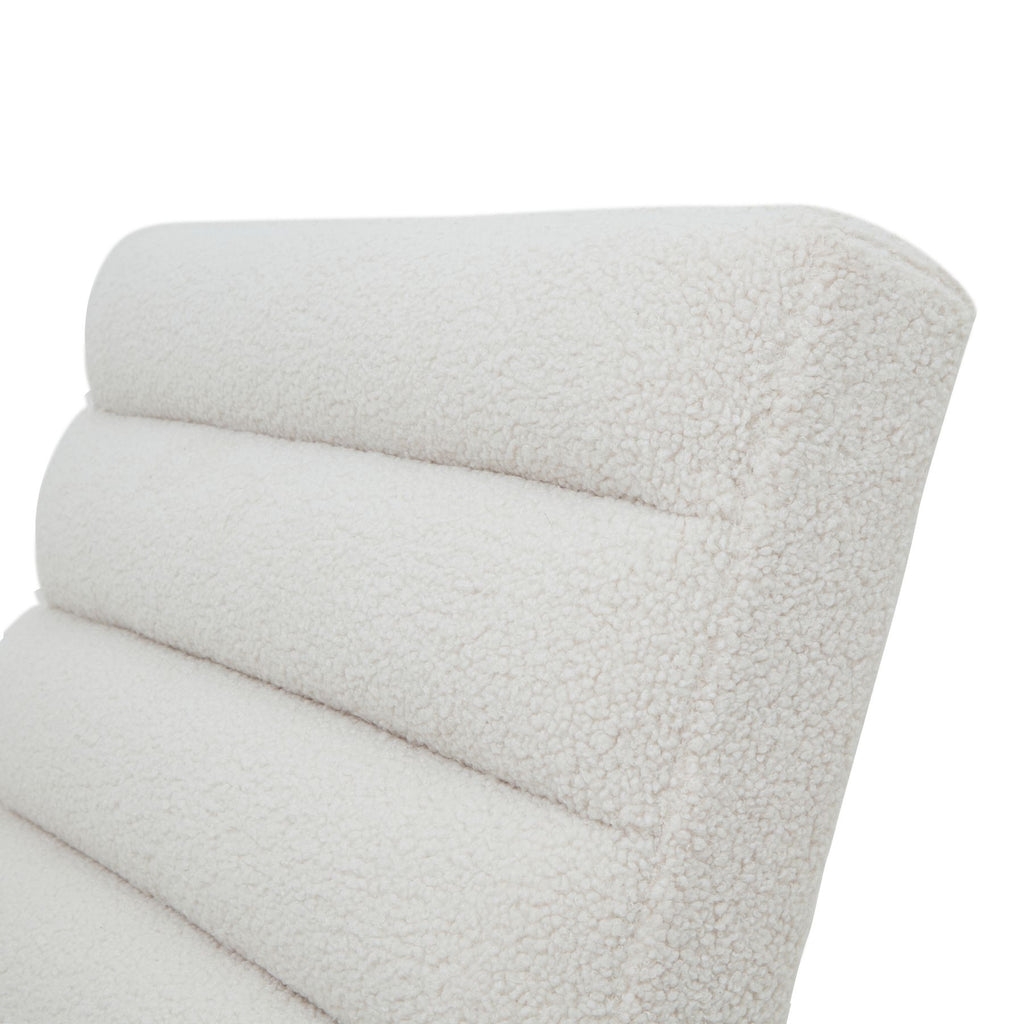 Stack of white textured towels on a white background