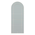 White Large Arched Window Mirror