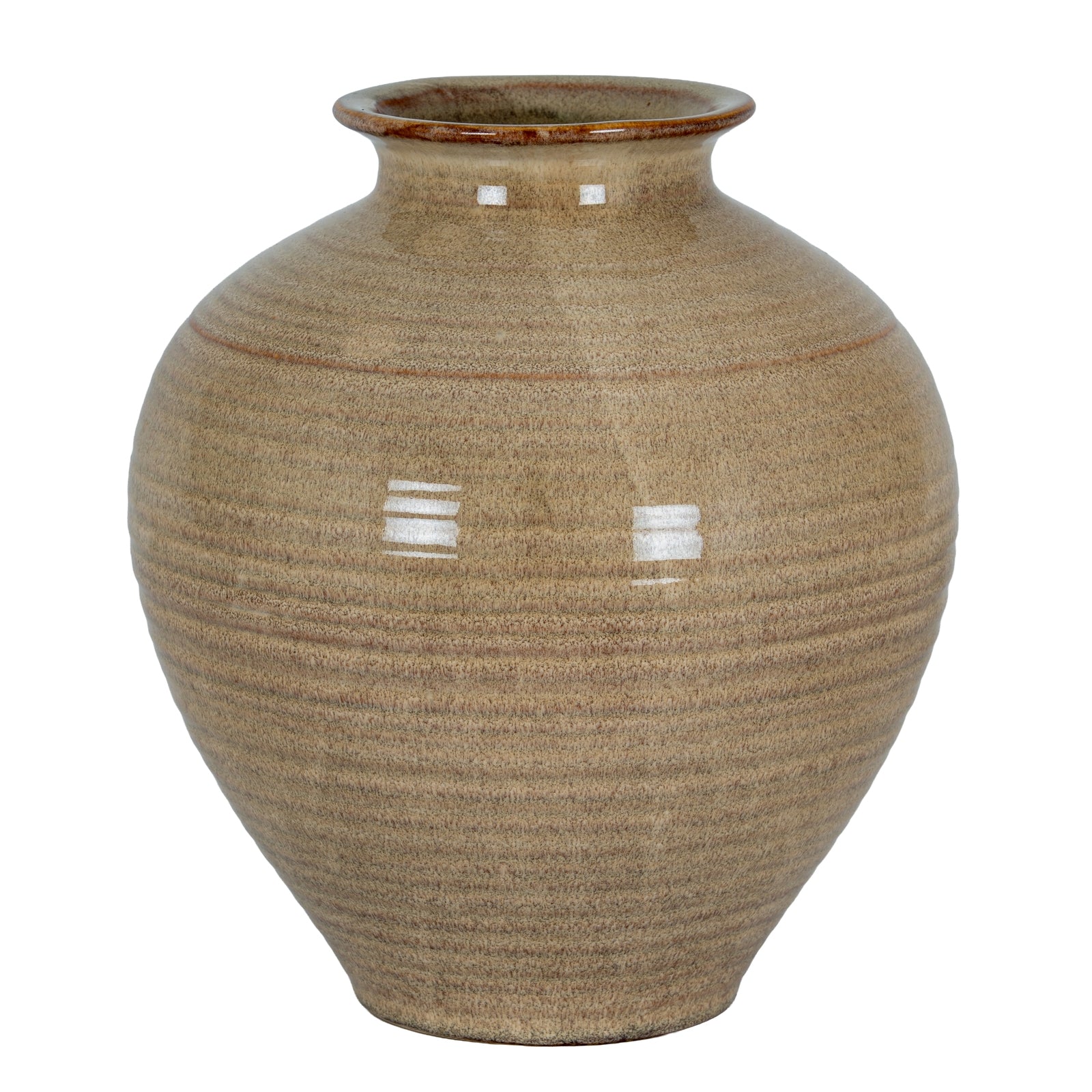 Sabbia Collection Brindled Bowl Vase