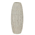 Textured vase on a white background