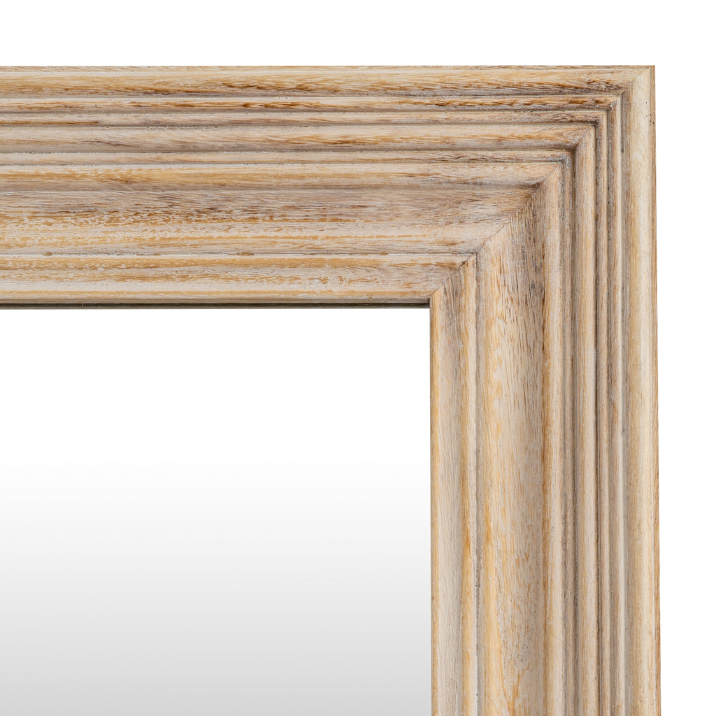 Washed Wood Framed Mirror