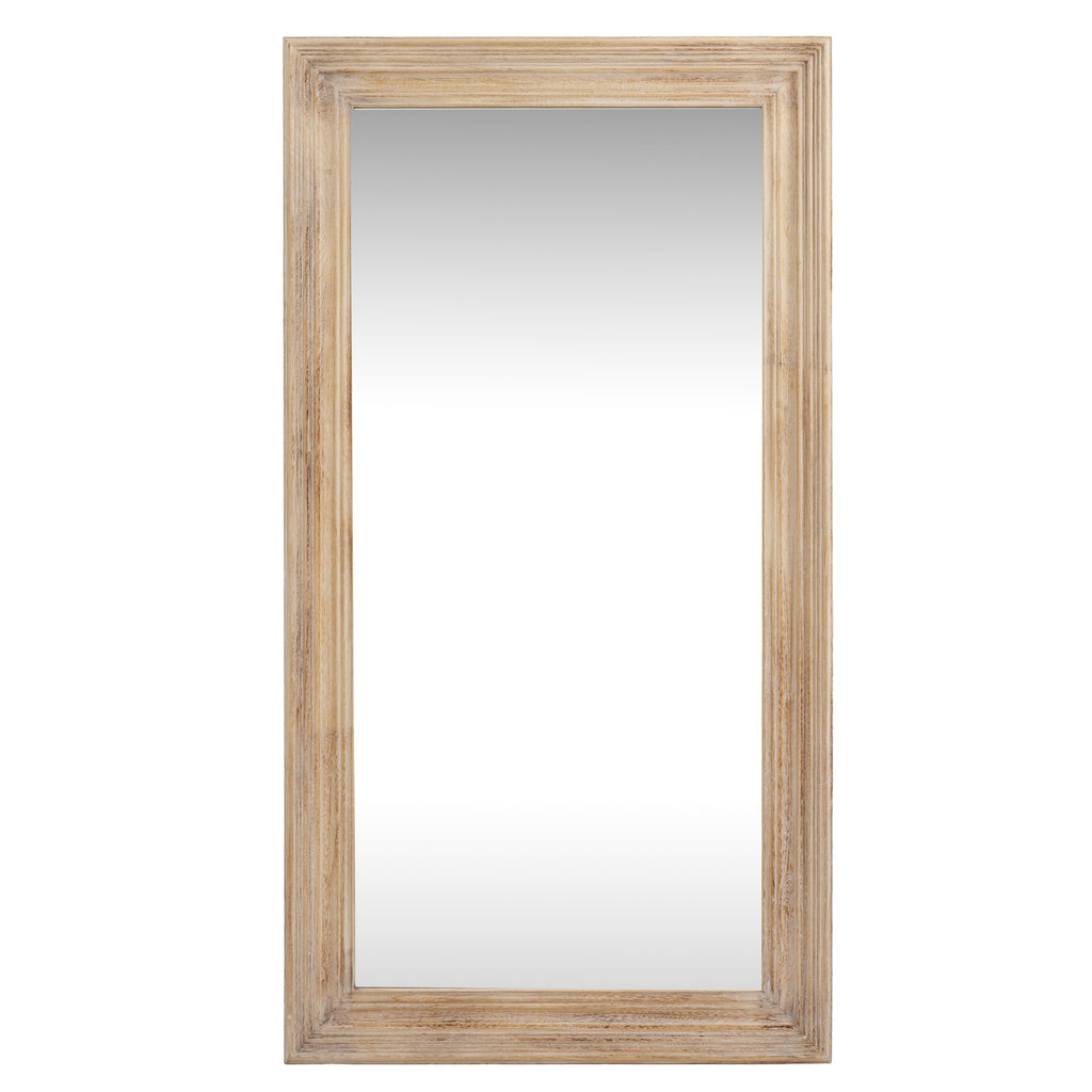Washed Wood Framed Mirror