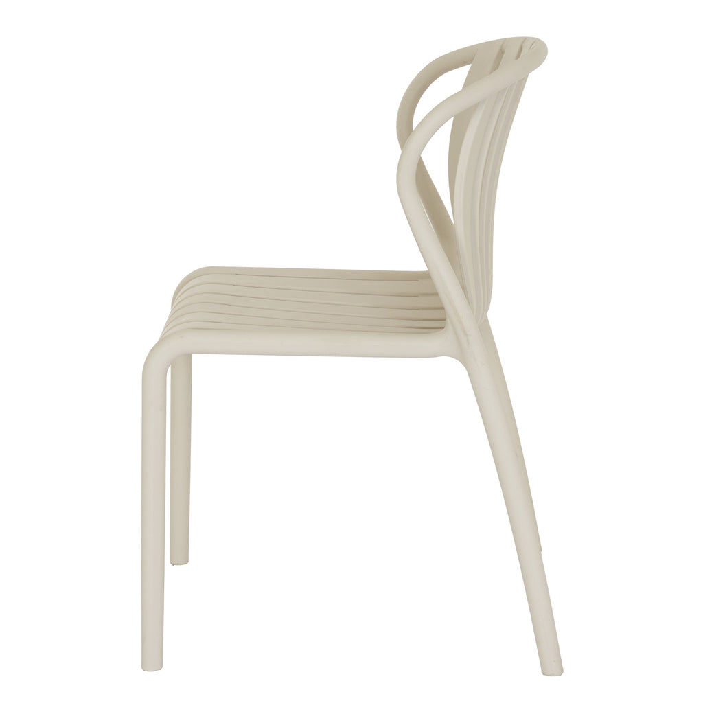 Beige chair on a white background