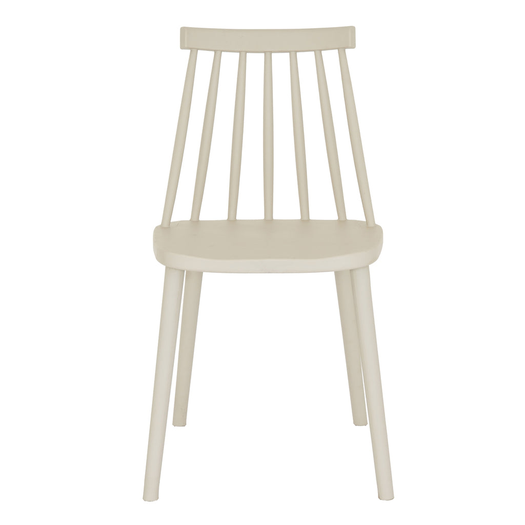 White wooden chair on a white background