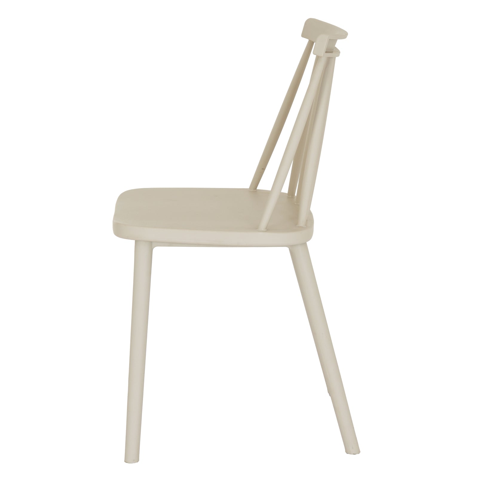 Beige chair on a white background