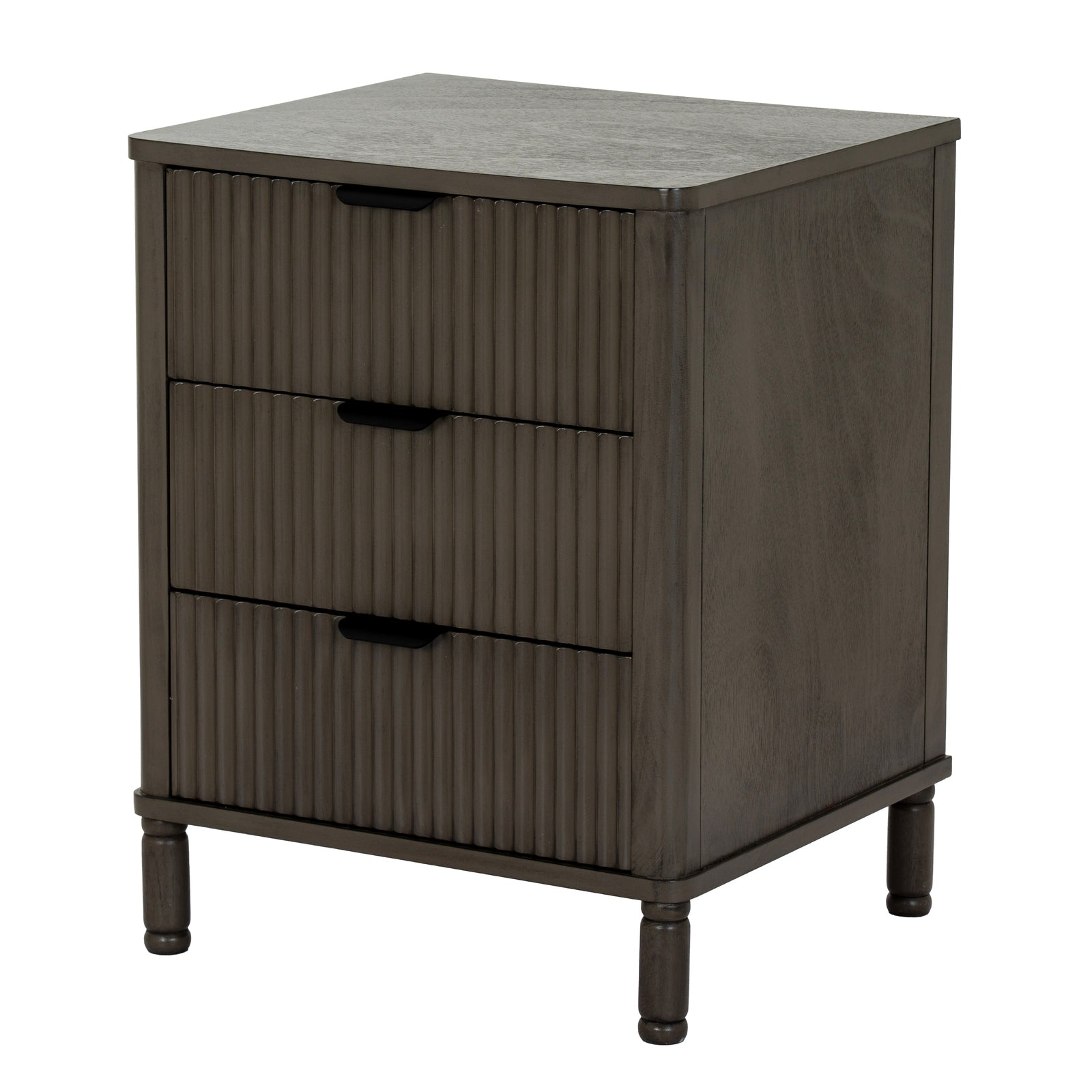 Reed Collection 3 Drawer Bedside Table