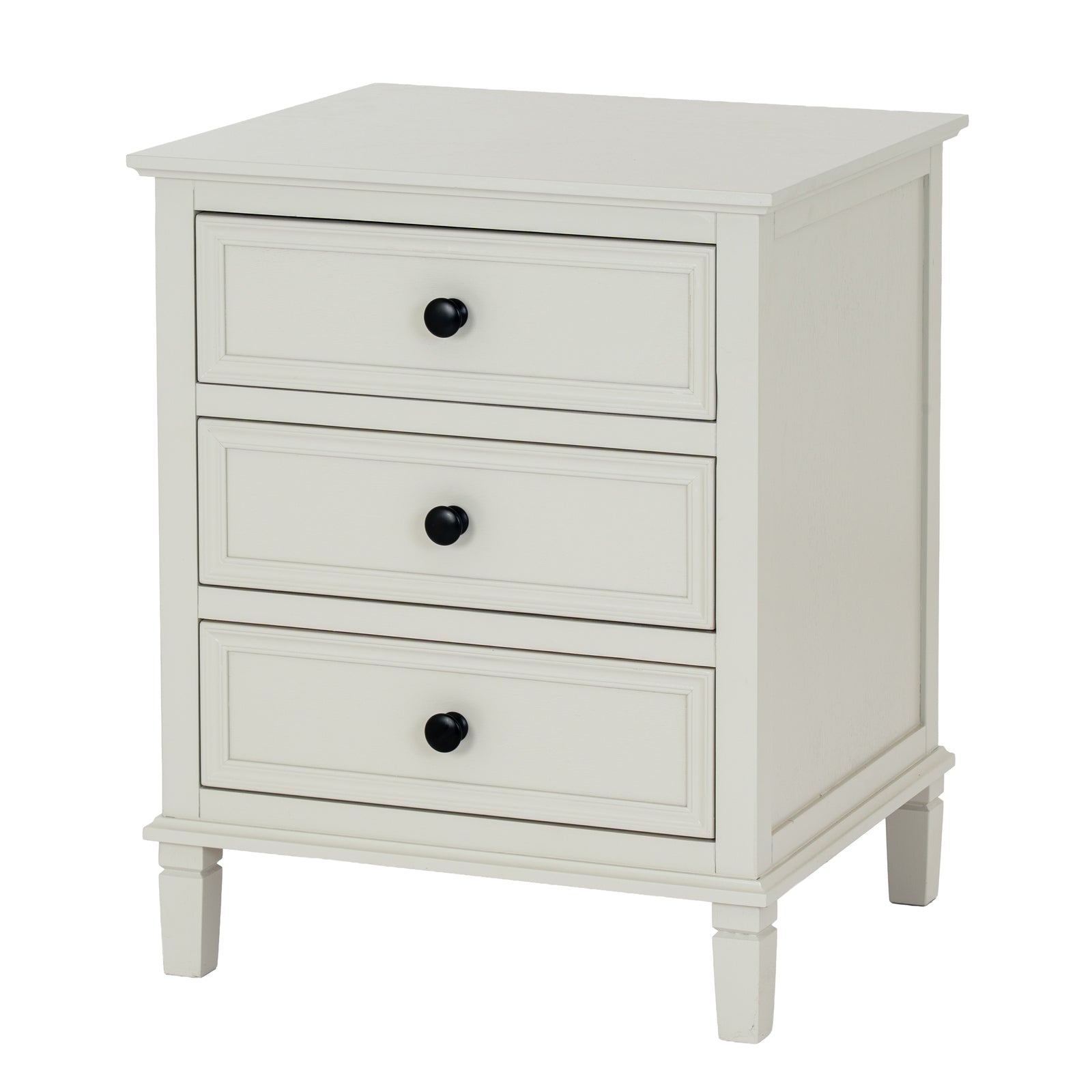Belmont Collection 3 Drawer Bedside Table