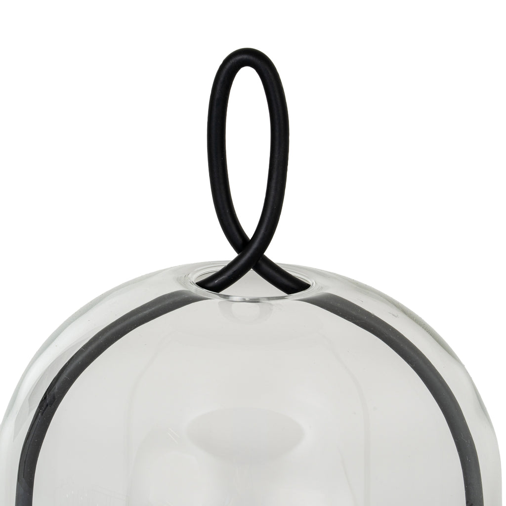 Nyx Large Candle Holder With Glass Cloche