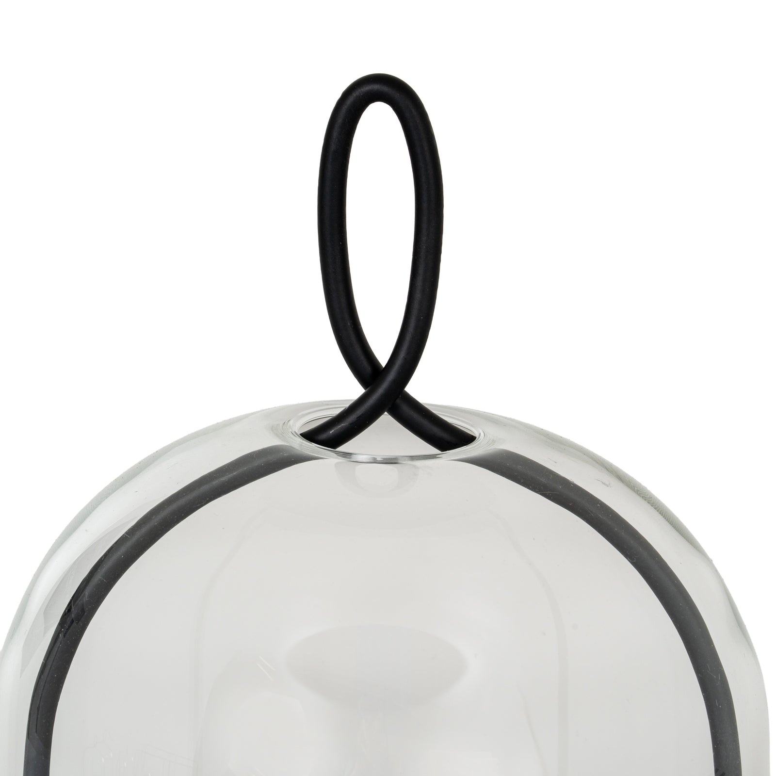 Nyx Large Candle Holder With Glass Cloche