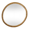 Nahla Medium Mirror With Dimpled Frame