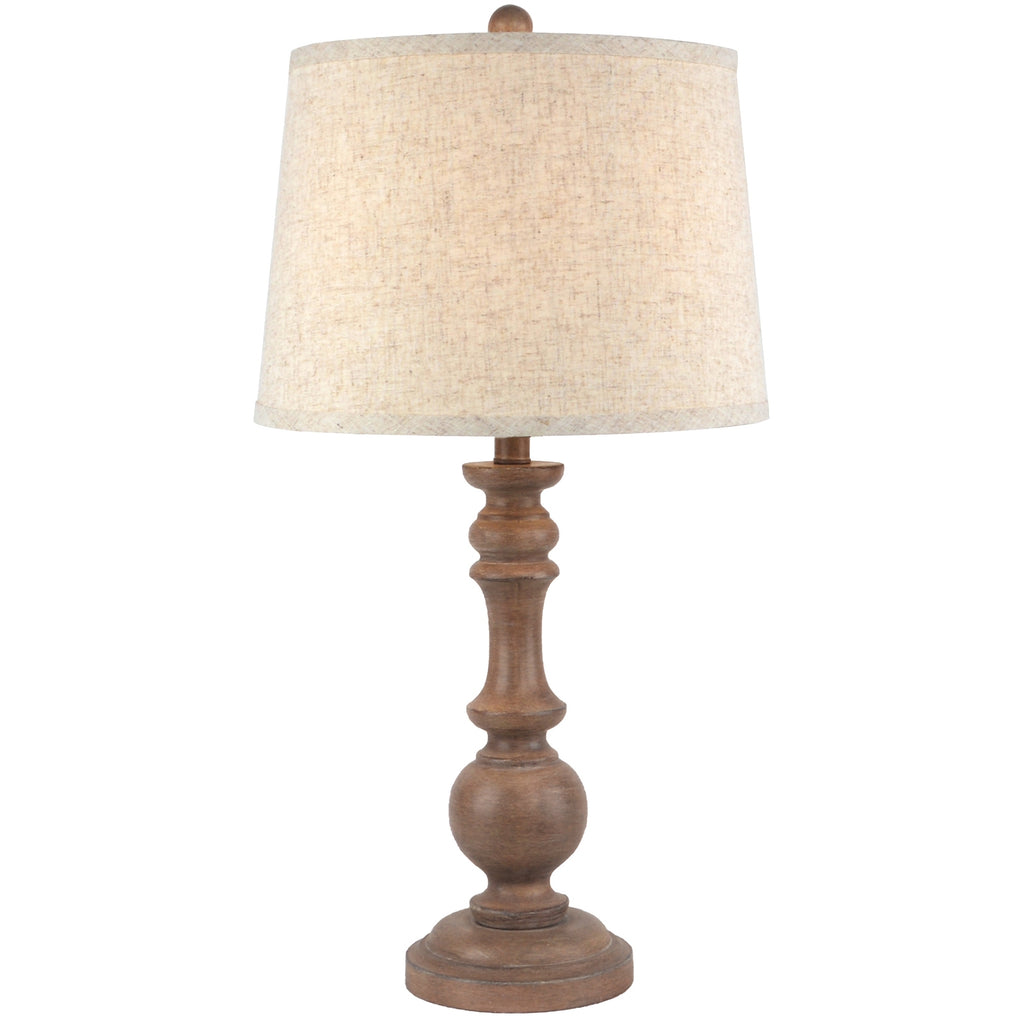 Seraphia Table Lamp With Edged Linen Shade