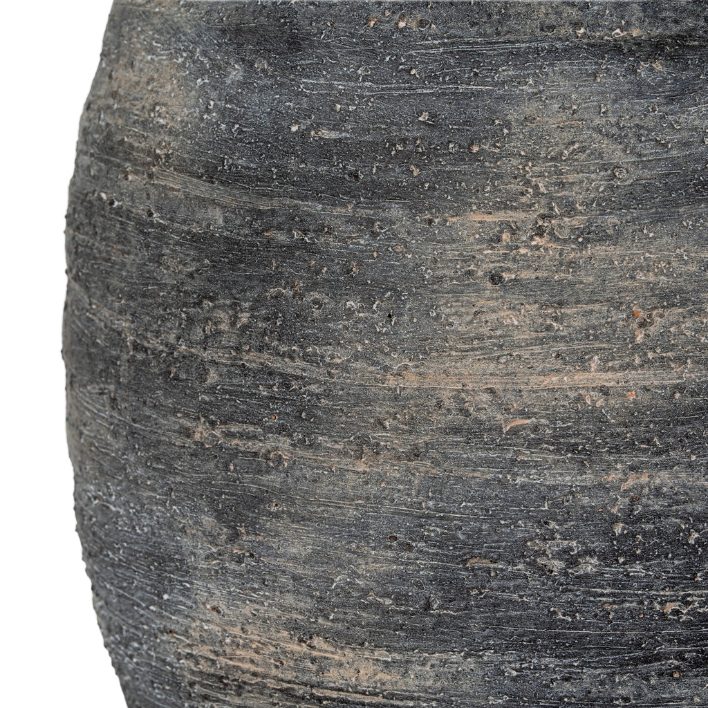 Close-up of a textured stone surface