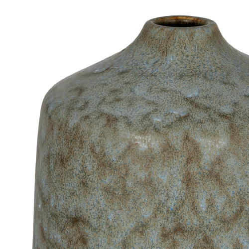 Textured ceramic vase on a white background