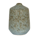 Textured ceramic vase on a white background