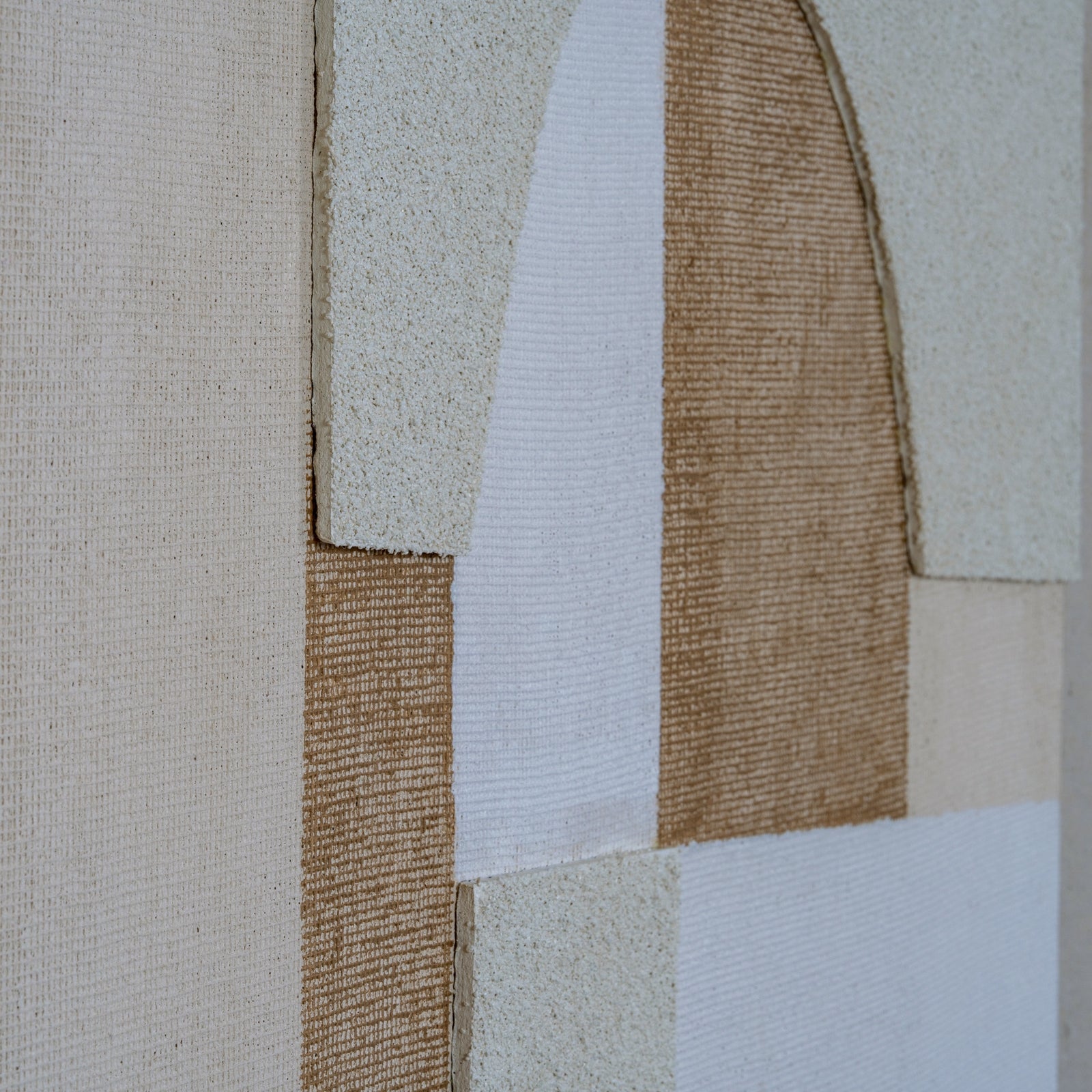 Portina Linen Textured Canvas in Frame