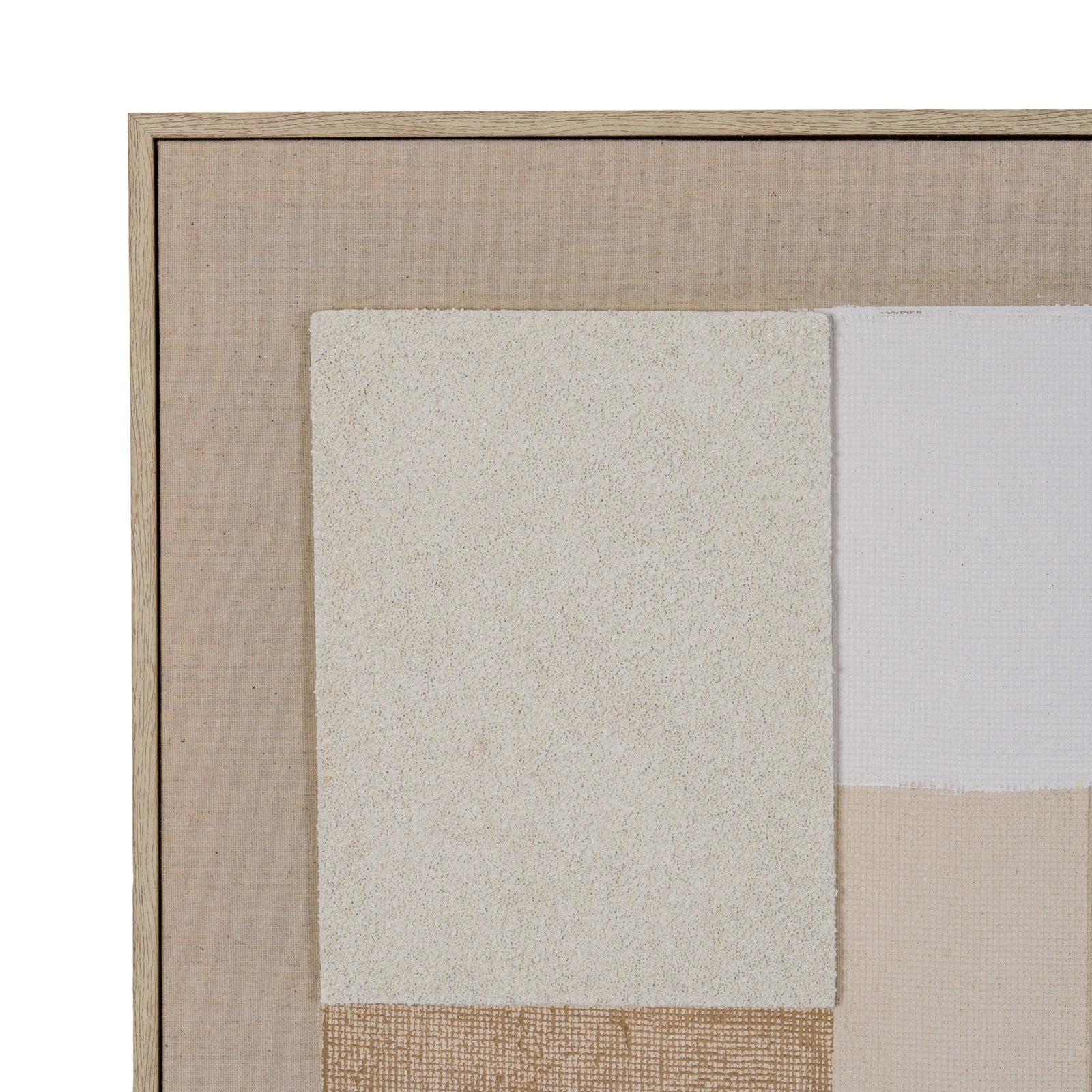 Lumera Linen Textured Canvas in Frame