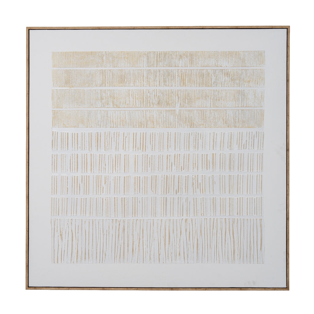 Sola Textured Line Canvas in Frame